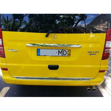 Mercedes VITO VIANO W639 CHROME Rear Strip Trunk Tuning Lid 3M Boot