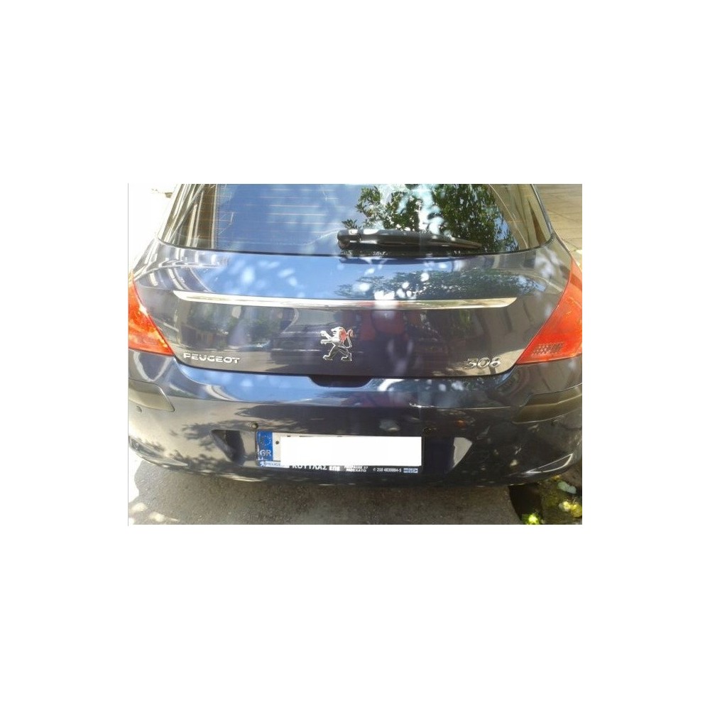 Peugeot 308 I HB CHROME Rear Strip Trunk Tuning Lid 3M Boot