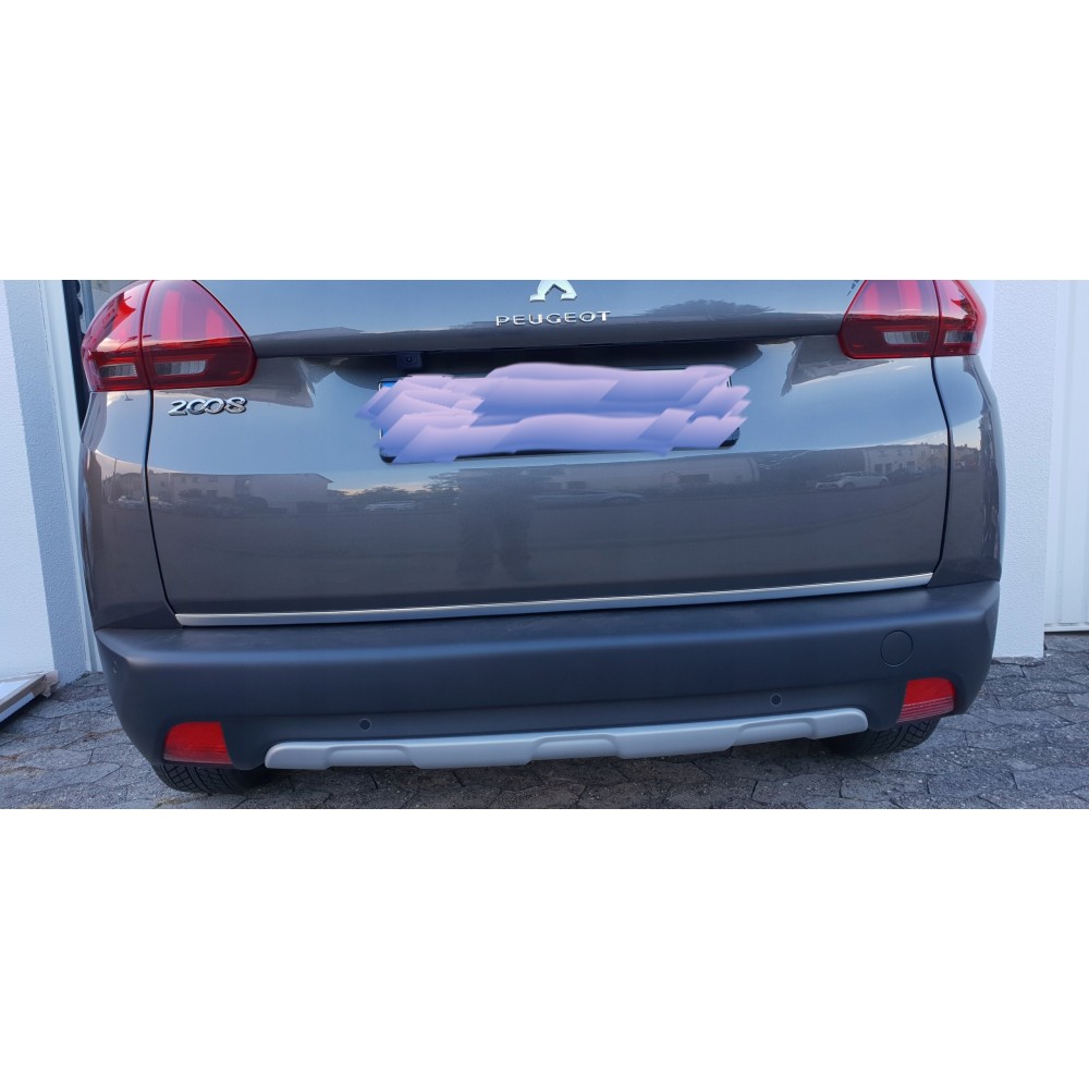 PEUGEOT 2008 CHROME Rear Strip Trunk Tuning Lid 3M Boot