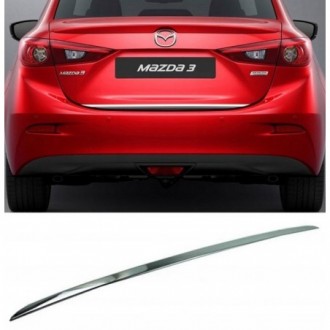 Mazda 3 III Sedan 13 - Chrom-Zierleiste Heckleiste 3M...