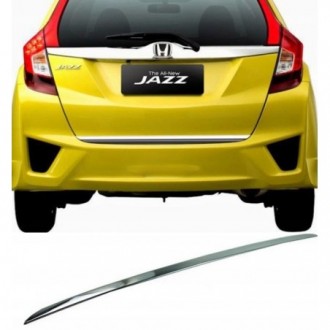 Honda JAZZ IV 13 - CHROME Rear Strip Trunk Tuning Lid 3M...