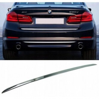 BMW 5 G30 Sedan - CHROME Rear Strip Trunk Tuning Lid 3M Boot