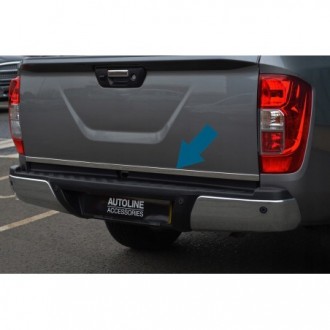 NISSAN NAVARA IV D23 - CHROME Rear Strip Trunk Tuning Lid...