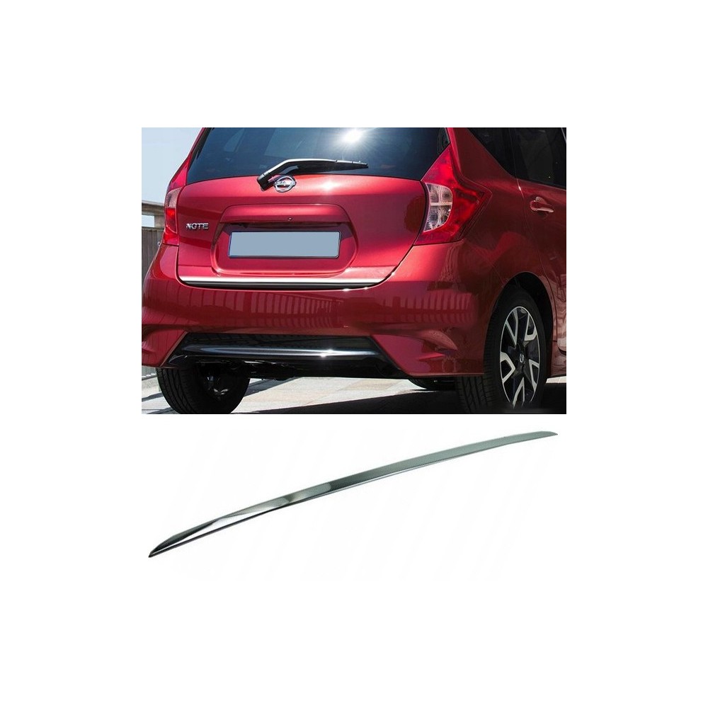 NISSAN NOTE II E12 - CHROME Rear Strip Trunk Tuning Lid 3M Boot