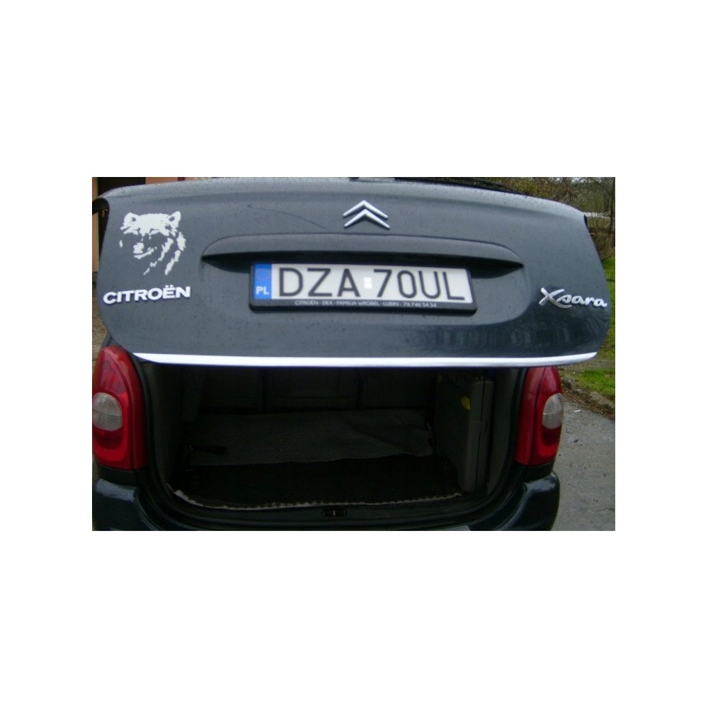Citroen XSARA PICASSO CHROME Rear Strip Trunk Tuning Lid 3M Boot