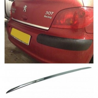 Peugeot 307 HB - CHROME Rear Strip Trunk Tuning Lid 3M Boot