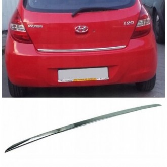 Hyundai i20 I PB PBT - Chrom-Zierleiste Heckleiste 3M...