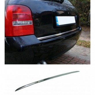 Audi A4 B5 Avant - CHROME Rear Strip Trunk Tuning Lid 3M...