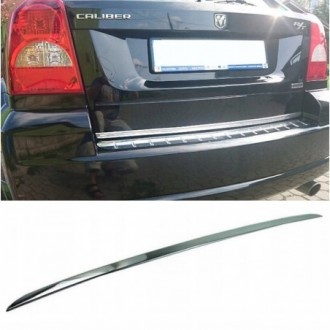 DODGE CALIBER - CHROME Rear Strip Trunk Tuning Lid 3M Boot