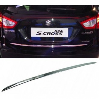 SUZUKI SX4 S-CROSS - CHROME Rear Strip Trunk Tuning Lid...