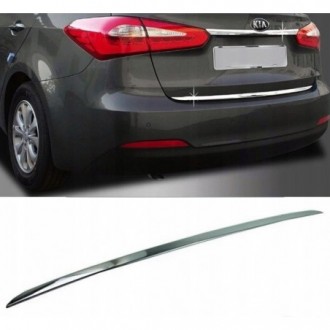 KIA RIO III Sedan - CHROME Rear Strip Trunk Tuning Lid 3M...