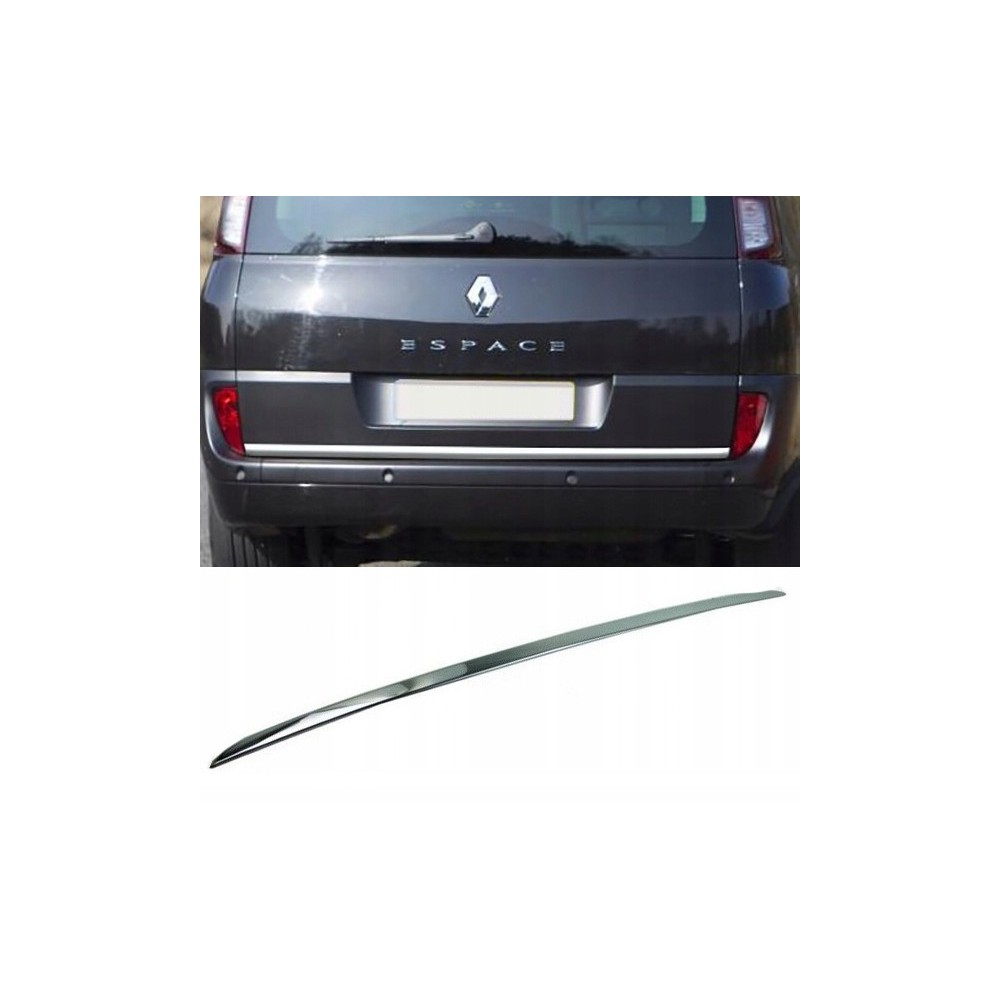 Renault ESPACE IV - CHROME Rear Strip Trunk Tuning Lid 3M Boot