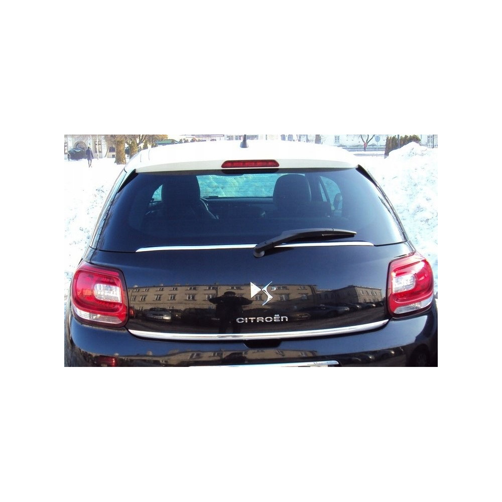 Citroen DS3 09 - CHROME Rear Strip Trunk Tuning Lid 3M Boot