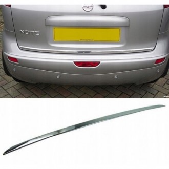 NISSAN NOTE I E11 - CHROME Rear Strip Trunk Tuning Lid 3M...