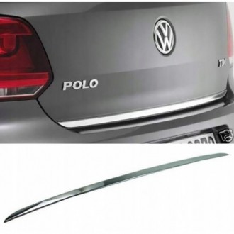 VW POLO 5 V - Chrom-Zierleiste Heckleiste 3M Tuning...