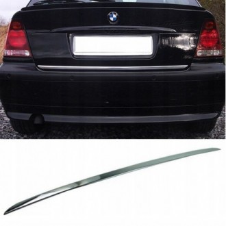 BMW 3 E46 Compact - CHROME Rear Strip Trunk Tuning Lid 3M...