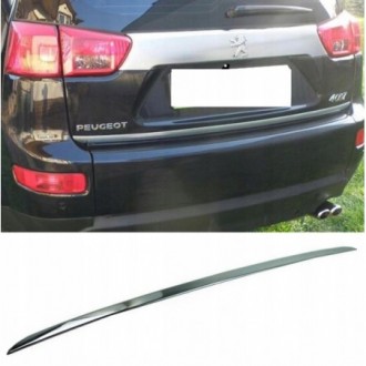 Peugeot 4007 GP 07 - CHROME Rear Strip Trunk Tuning Lid...