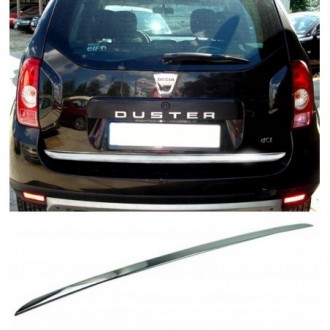 Dacia DUSTER - CHROME Rear Strip Trunk Tuning Lid 3M Boot