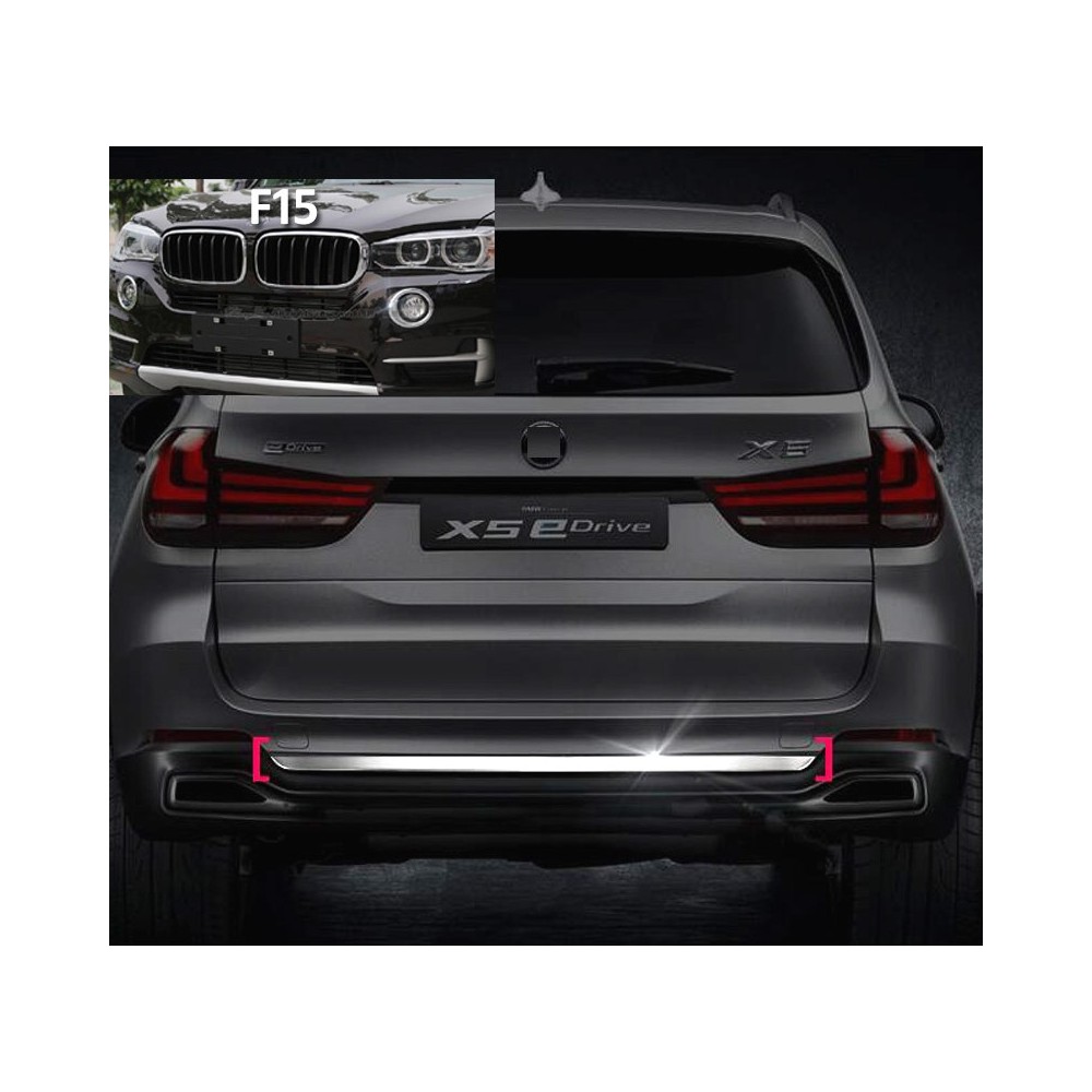 VW Volkswagen TIGUAN II 2016- Chrom-Zierleiste Heckleiste Chromleiste fur die Heckklappe Tuning 3M