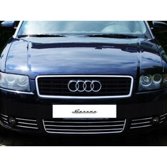 AUDI A4 B6 - Listwy CHROM GRILL atrapa Tuning