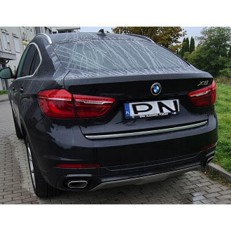 BMW X6 F16, F86 2014- LISTWA CHROM Klapa Bagażnik