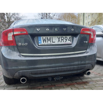 Volvo S60 II LISTWA CHROM Chromowana Klapa Tuning