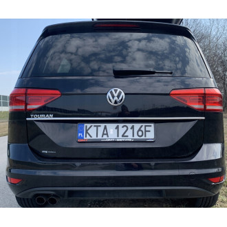 VW Touran III 3 - LISTWA CHROM nad Tablice KLAPA