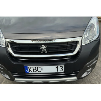 PEUGEOT PARTNER Listwy CHROM Grill zderzak Atrapa