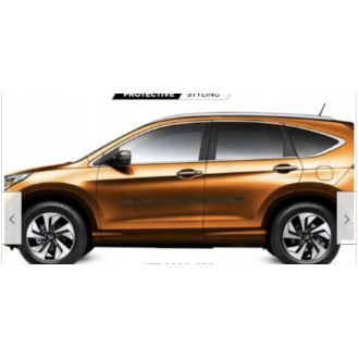 Honda CR-V - Listwy CZARNE Boczne Drzwi