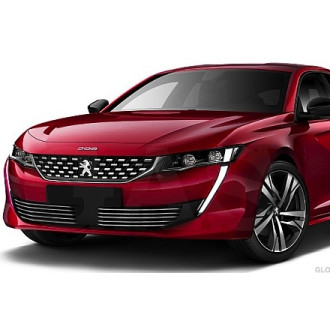 PEUGEOT 508 II - Listwy CHROM GRILL atrapa