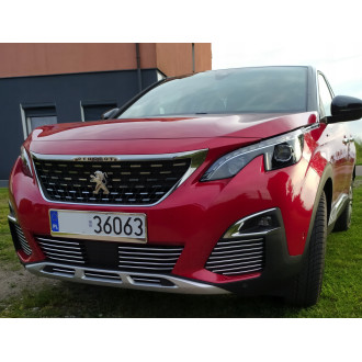 PEUGEOT 3008 II - Listwy CHROM GRILL atrapa Tuning