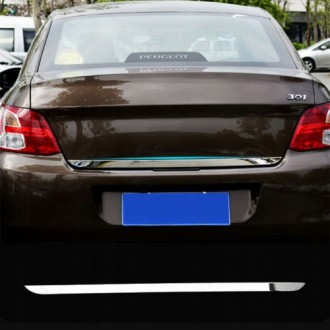 PEUGEOT 301 LIFT - CHROME Rear Strip Trunk Tuning Lid 3M...