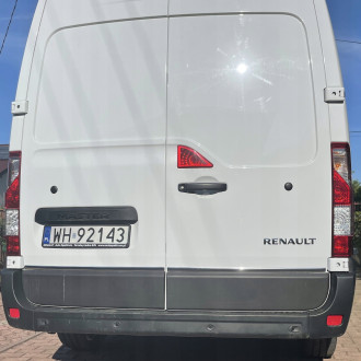 NISSAN NV400 - LISTWY CHROM na drzwi tył