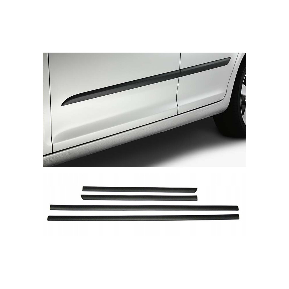 thumbnail interactive-video image 1 of 6-Piece Black Gloss Pillar Post Door Trim Covers For Hyundai Santa Fe 2013-2018 1 of 3