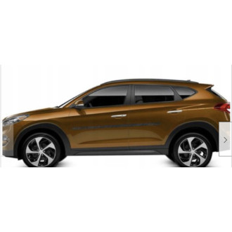 Hyundai TUCSON 16-19 Listwy CZARNE Boczne Drzwi