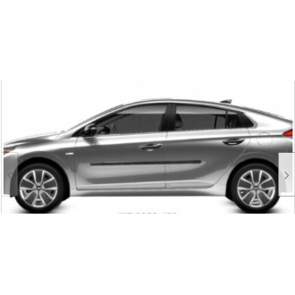 Hyundai Ioniq - Listwy CZARNE Boczne Drzwi