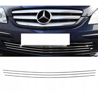 Mercedes B W245 - Listwy CHROM GRILL atrapa Tuning