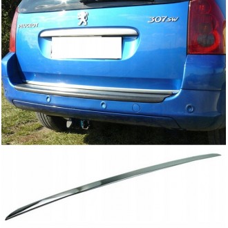 Peugeot 307 SW - CHROME Rear Strip Trunk Tuning Lid 3M Boot