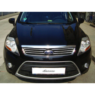 Ford KUGA I - Listwy CHROM GRILL atrapa Tuning