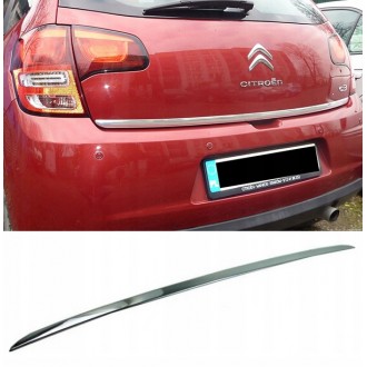 Citroen C3 II 08 - CHROME Rear Strip Trunk Tuning Lid 3M...