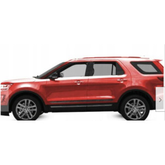 Ford Explorer 2011-2019 Listwy CZARNE Boczne Drzwi