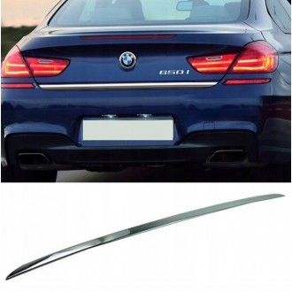 BMW 6 - F12 F13 2010 - CHROME Rear Strip Trunk Tuning Lid...