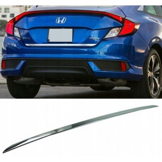 Honda Civic X HB - CHROME Rear Strip Trunk Tuning Lid 3M...